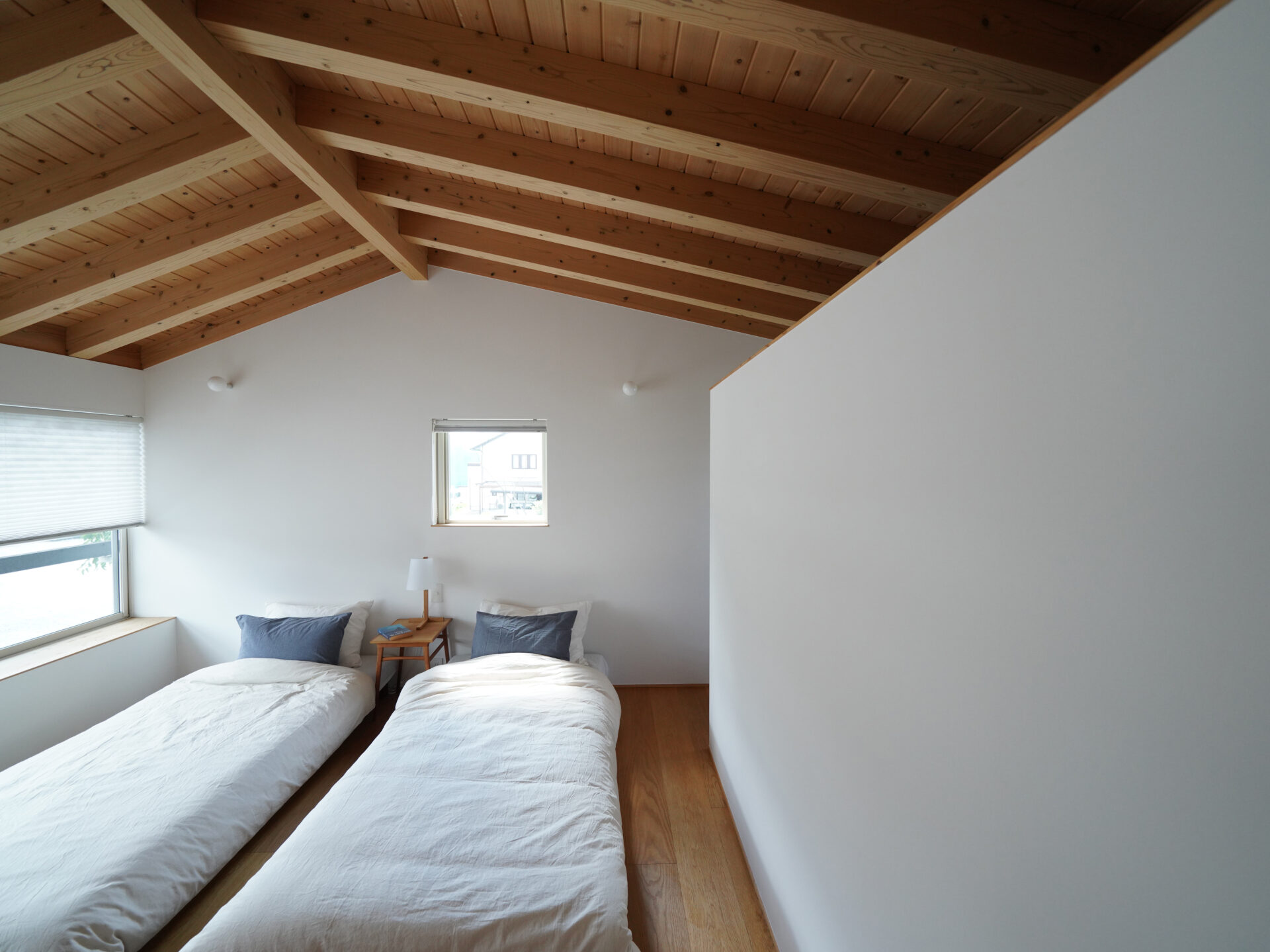 自然素材を多用した室内